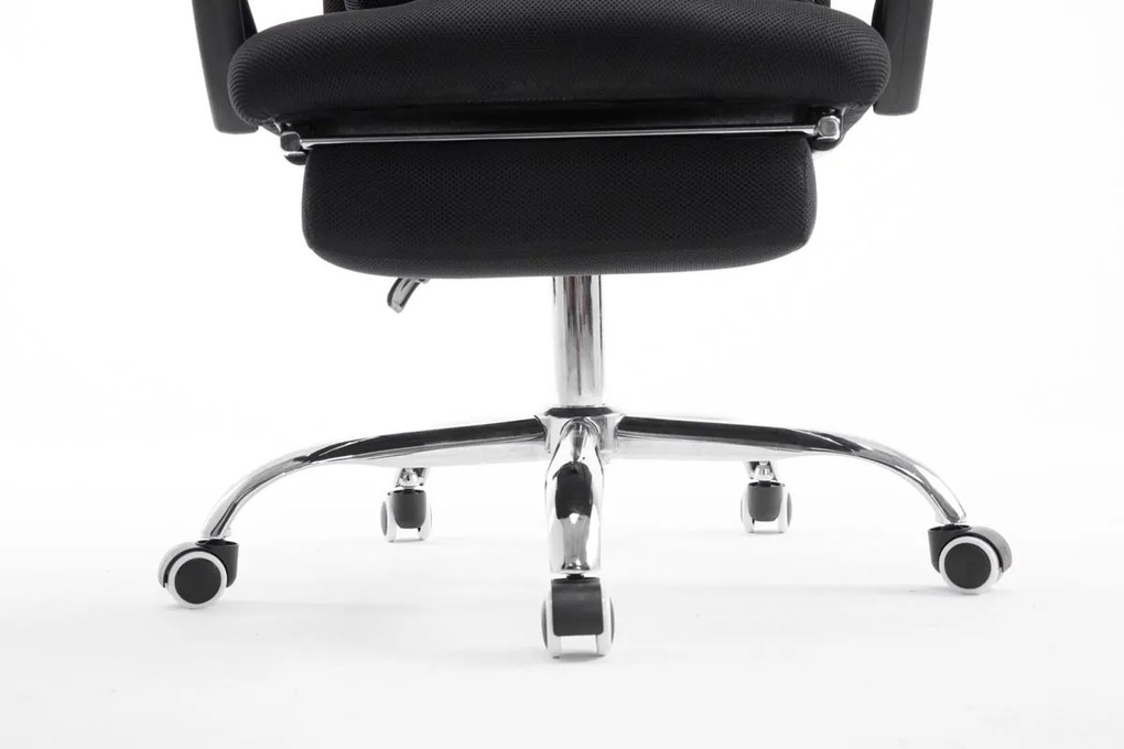 Fellow szövet irodai forgószék, dönthető háttámlával, lábtartóval, állítható fejtámlával