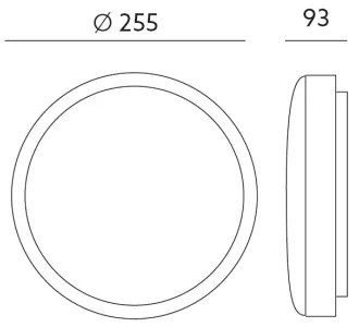 LED Fürdőszobai fali lámpa érzékelővel ORBIS LED/10W/230V IP44