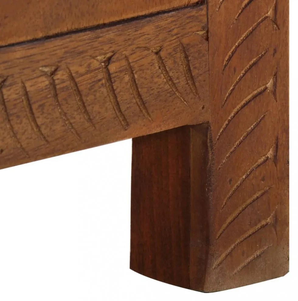 tömör mangófa tárolóláda 110 x 30 x 40 cm