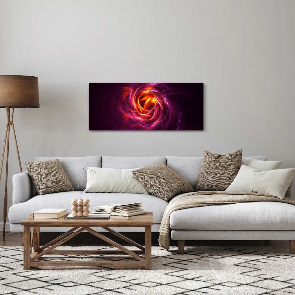 Ragyogó modern absztrakció képe (120x50 cm)