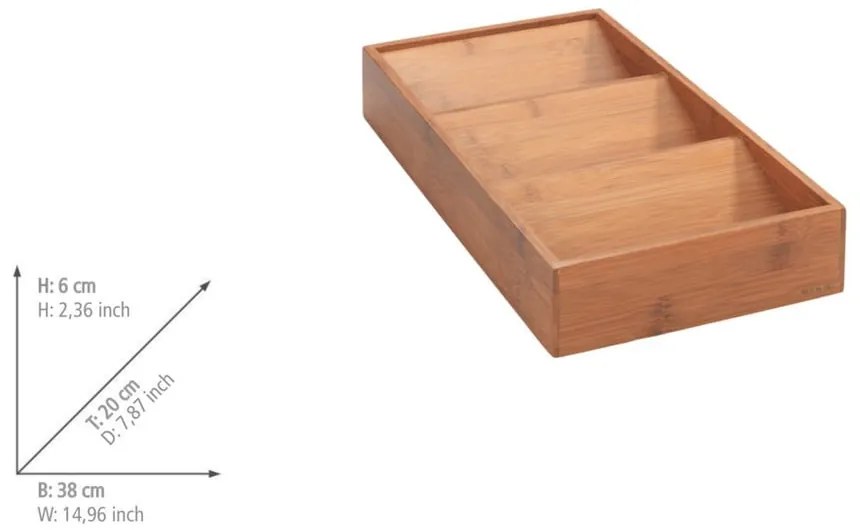 Bambusz fűszertartó állvány – Wenko