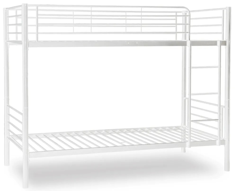 Emeletes Fém Ágykeret Fehér Színben. 90x200 cm RODEZ