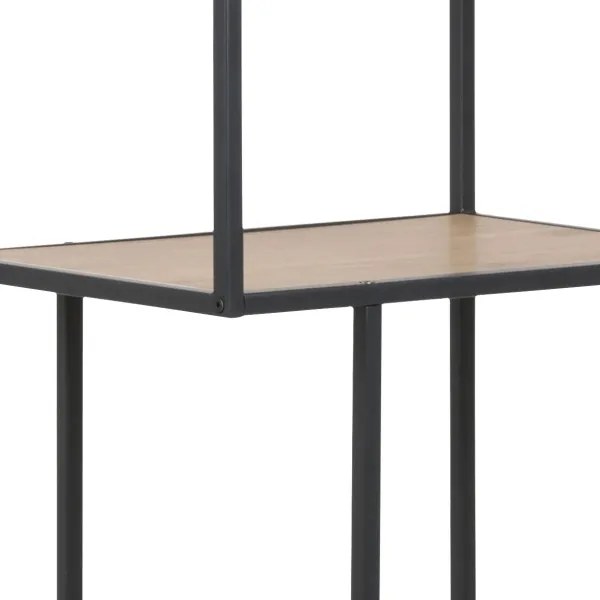 SARON könyvszekrény tölgy/fekete