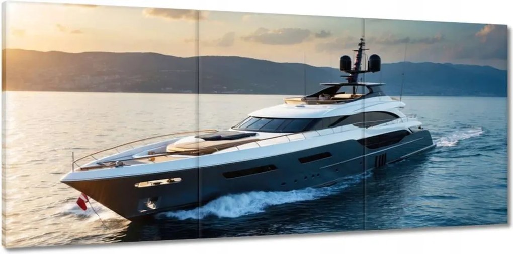 Vászonkép 150x70 Exkluzív motorcsónak