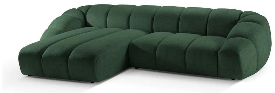 Zöld sarokkanapé (bal oldali) Diana – Micadoni