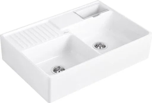Villeroy & Boch Double-bowl mosogató alpesi fehér 632391R1