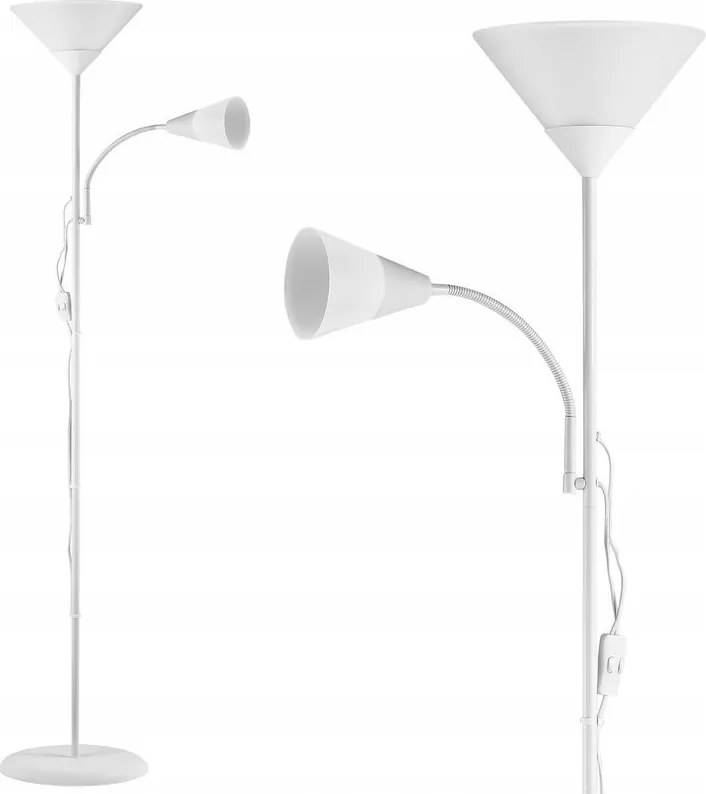 Álló Állólámpa 175cm Fehér