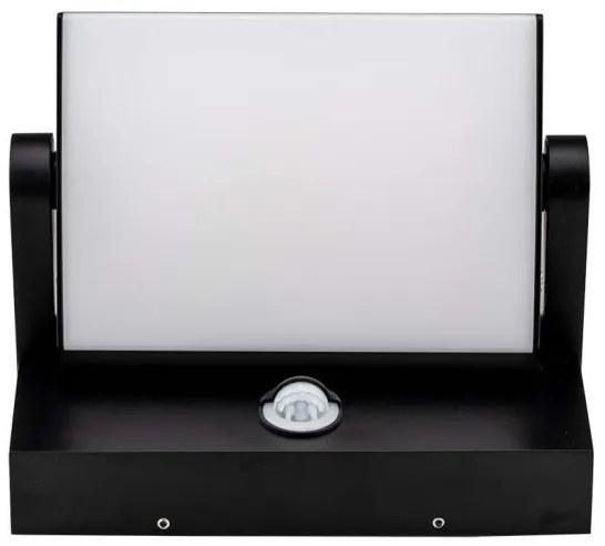 LED kültéri fali lámpa szenzorral LED/17W/230V 4000K IP65 fekete