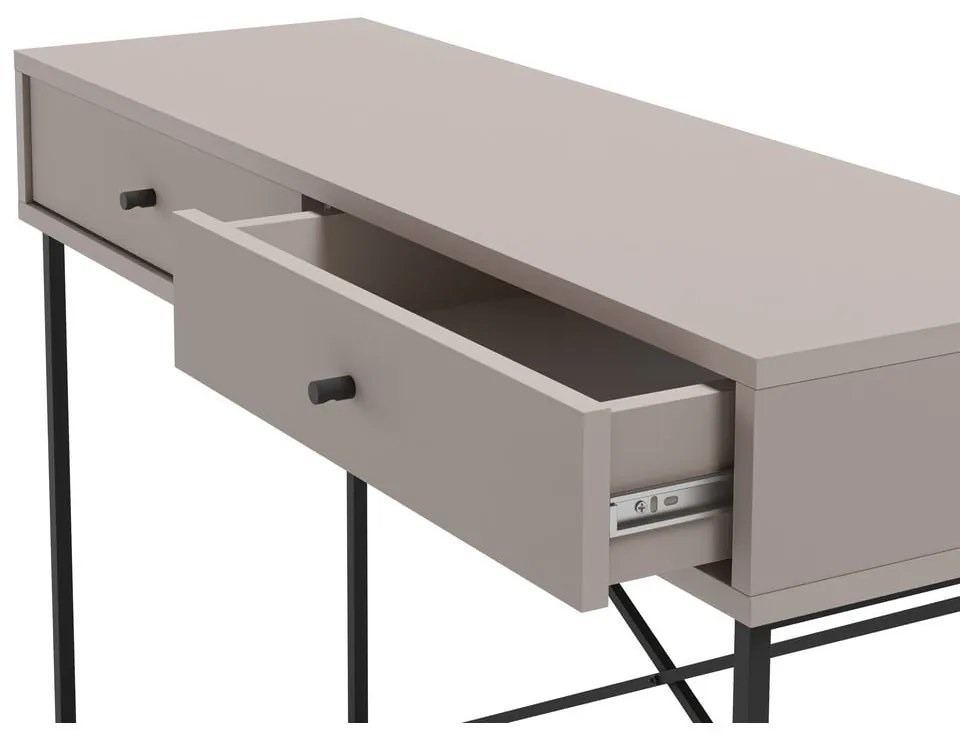 Szürkésbézs konzolasztal 35x110 cm Titan – Marckeric