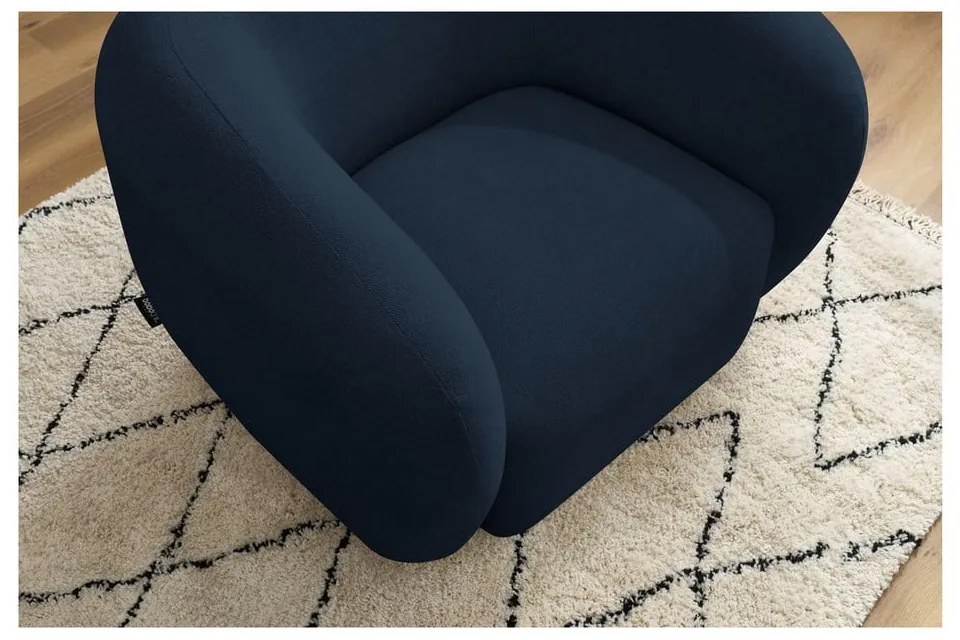 Sötétkék fotel Celine – Bobochic Paris