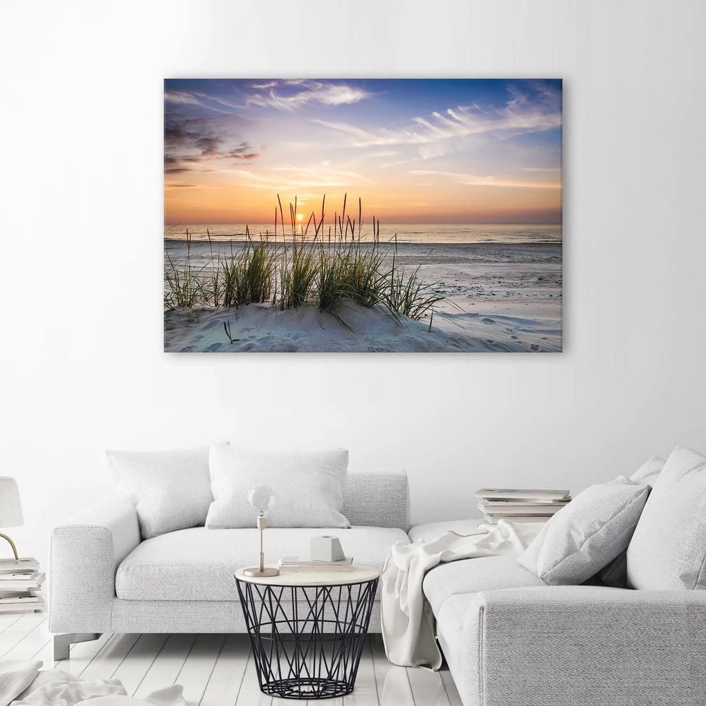 Gario Vászonkép Naplemente a tengerparton Méret: 100 x 70 cm