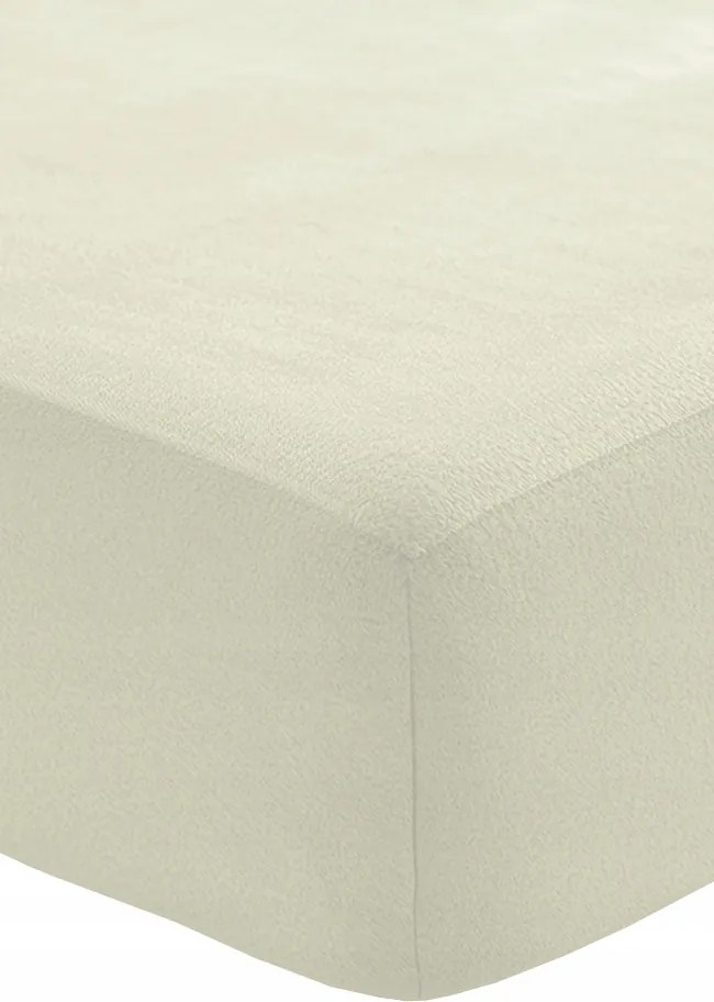 Polár lepedő 90x200cm krémszínű