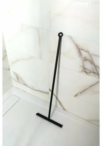 AQUALINE SQ121B padlóösszekötő 30 x 89 cm, fekete