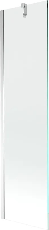 Mexen Next 1-szárnyú kádparaván 50 x 150 cm, átlátszó, króm - 895-050-000-00-00-01