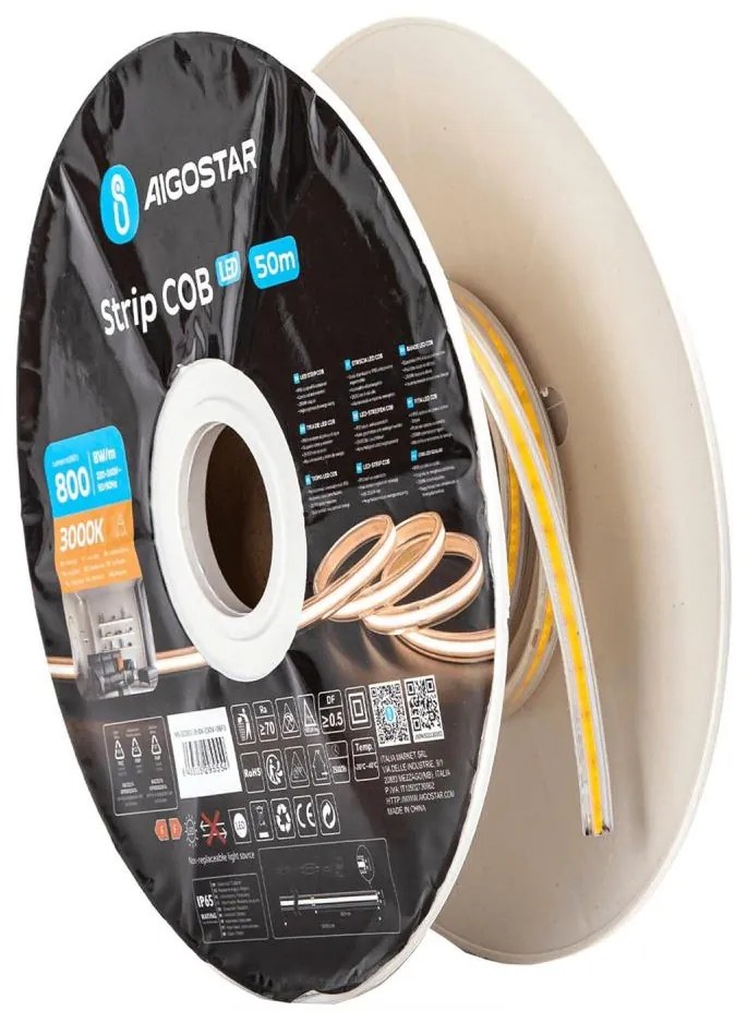Aigostar - LED szalag 50m LED/320W/230V 3000K IP65