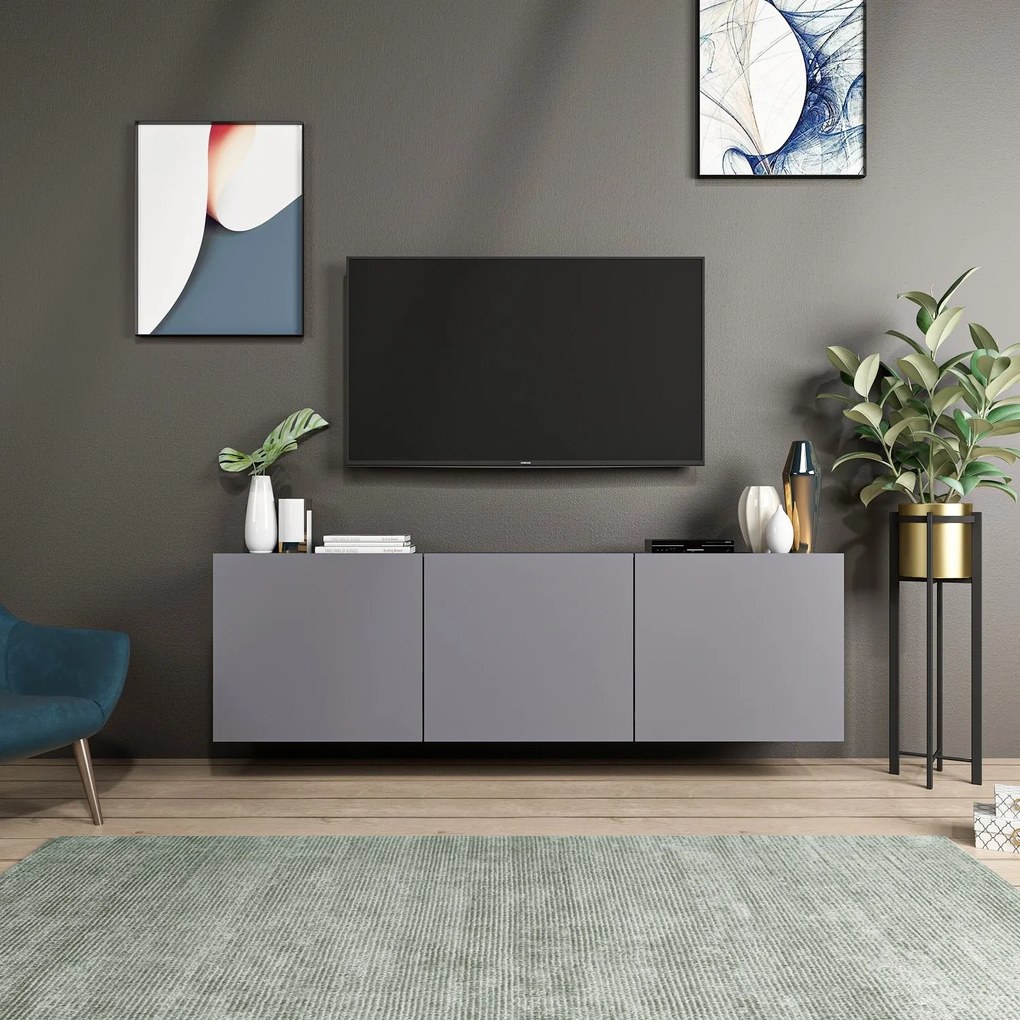 TV szekrény White - Anthracite