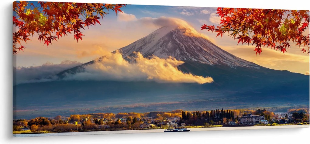 Kép - japán, Fuji hegy (120x50 cm)