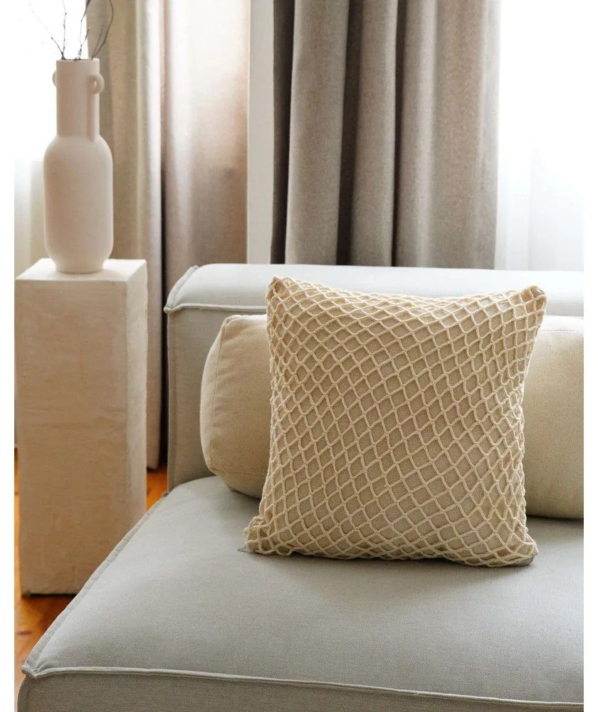 Pamut párnahuzat 43x43 cm Net – Mioli Decor