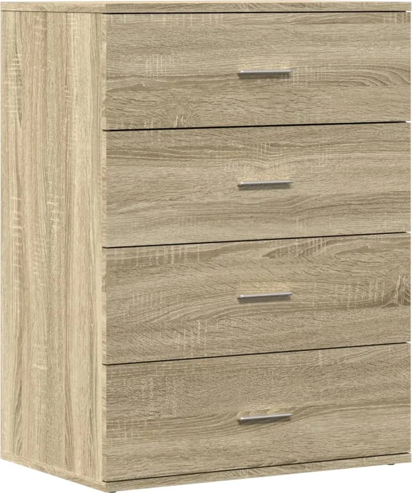 vidaXL sonoma tölgy színű szerelt fa tálalóasztal 60 x 39 x 80 cm