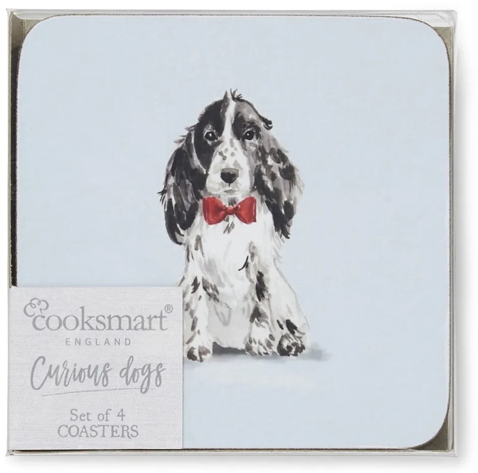 Tányéralátét és poháralátét szett 8 db-os Curious Dogs – Cooksmart ®