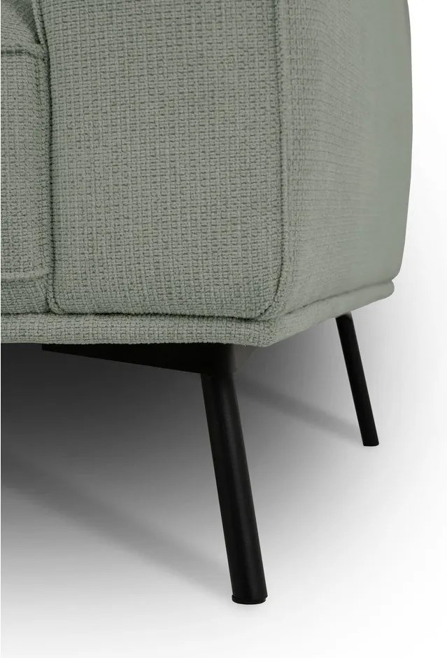 Zöld zsenília sarokkanapé (bal oldali-L alakú) Amsterdam – Scandic