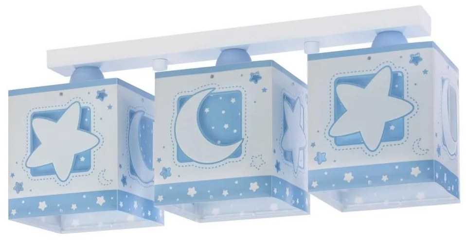 Dalber 63233NT - Gyerek mennyezeti lámpa MOONLIGHT 3xE27/60W/230V