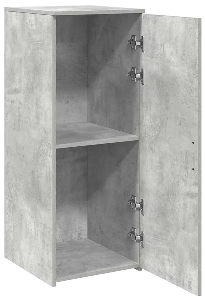 tároló szekrény betonszürke 40x45x103,5 cm szerelt fa