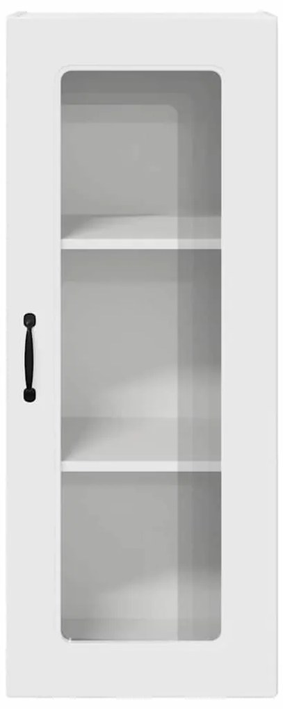 Fali konyhaszekrény Magas Fényű Fehér 40 x 31 x 100 cm Faanyag