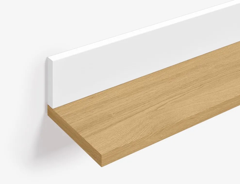 Abilen polc tölgyfa dekorral - Kave Home