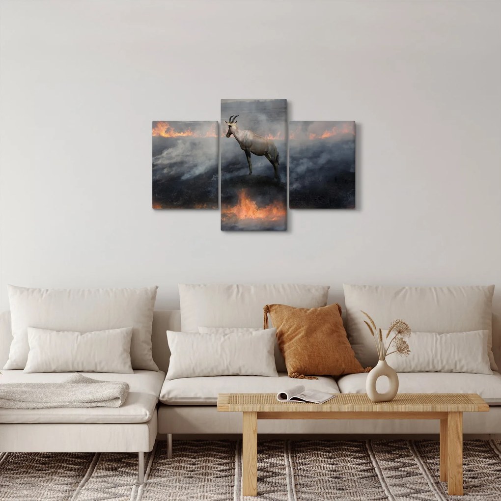 Zerge a tűzben képe (90x60 cm)