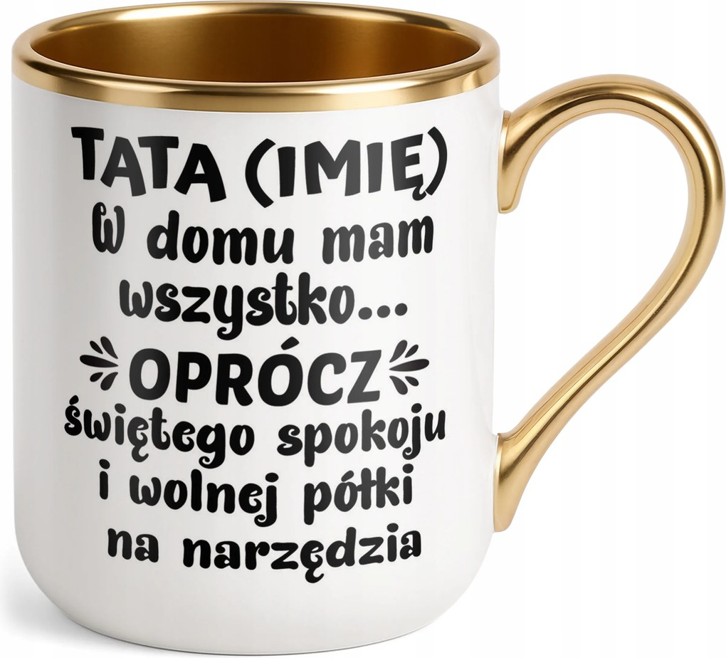 Prémium Bögre Arany Személyre szabott Apák napja Apák Ajándék