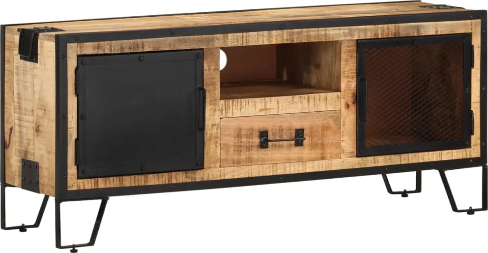 vidaXL nyers mangófa TV-szekrény 110 x 31 x 46 cm