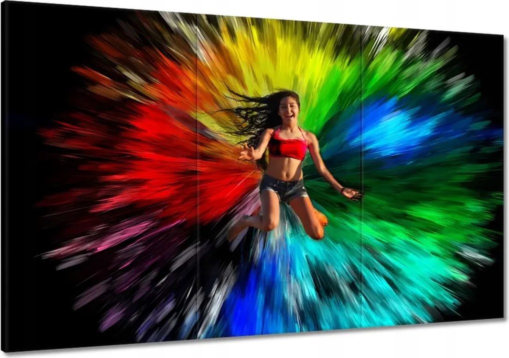 Képek 120x80 Színes robbanás Színek