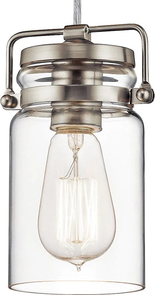 Kichler klasszikus modern vintage függeszték brinley nikkel elskl-brinley-mp-ni