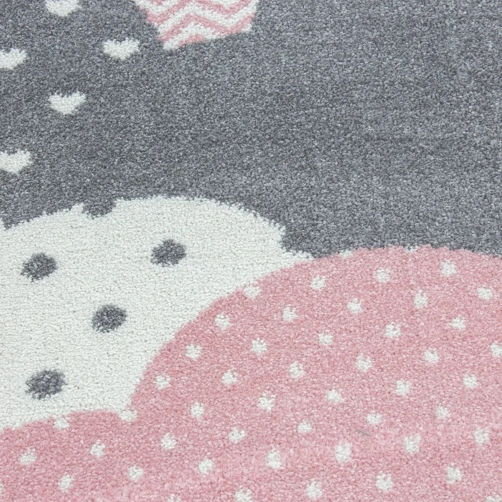 Rózsaszín-szürke gyerek szőnyeg 120x170 cm Bambi – Ayyildiz Carpets