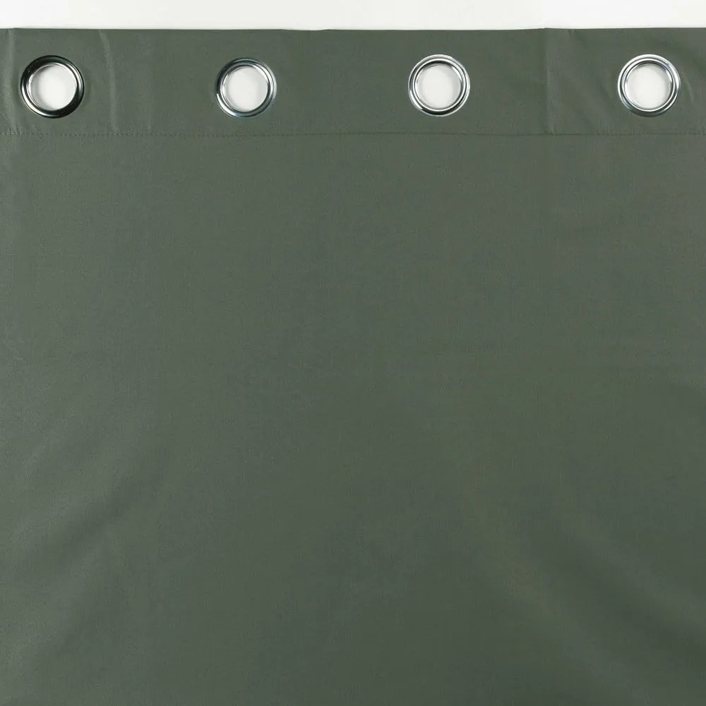 Khaki mikroszálas sötétítő függöny 140x260 cm Obscure – douceur d'intérieur