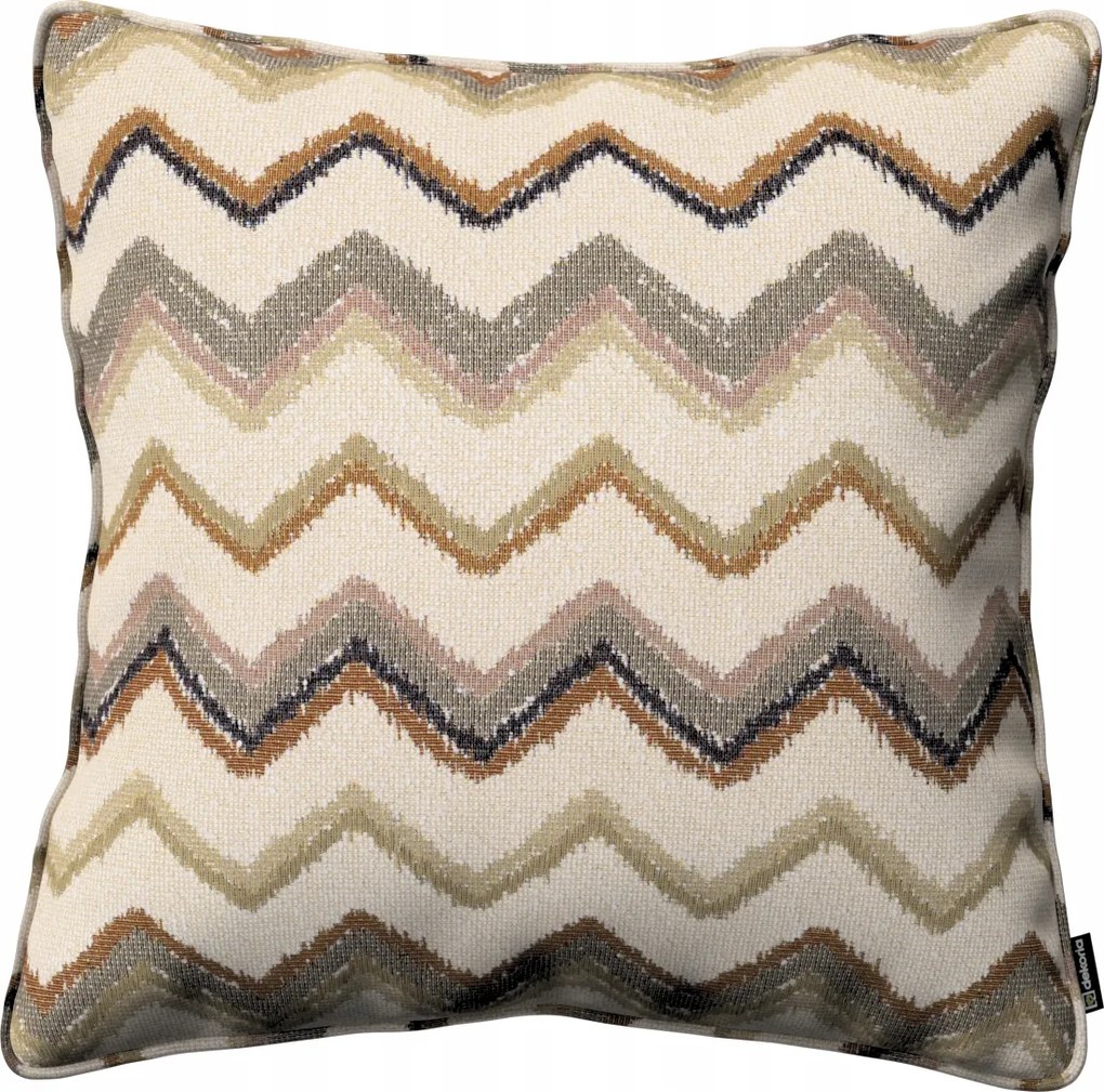 Párnahuzat 45x45 bézs-olívazöld