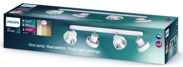 Philips 50604/31/P0 - LED Spotlámpa BUKKO 4xLED/4,3W/230V