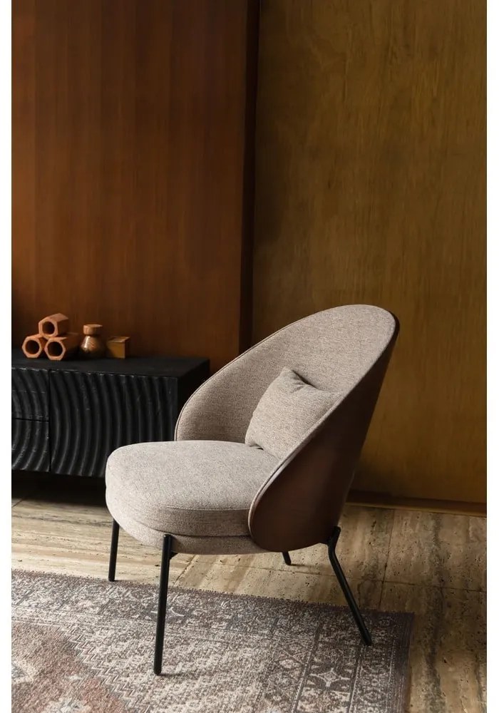 Bézs fotel Rodin – Dutchbone