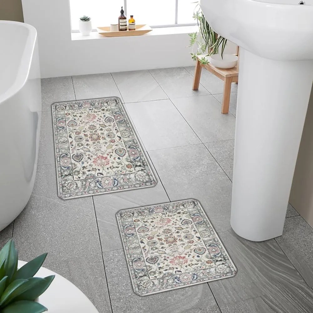 Szürke fürdőszobai kilépő szett 2 db-os 60x100 cm – Mila Home
