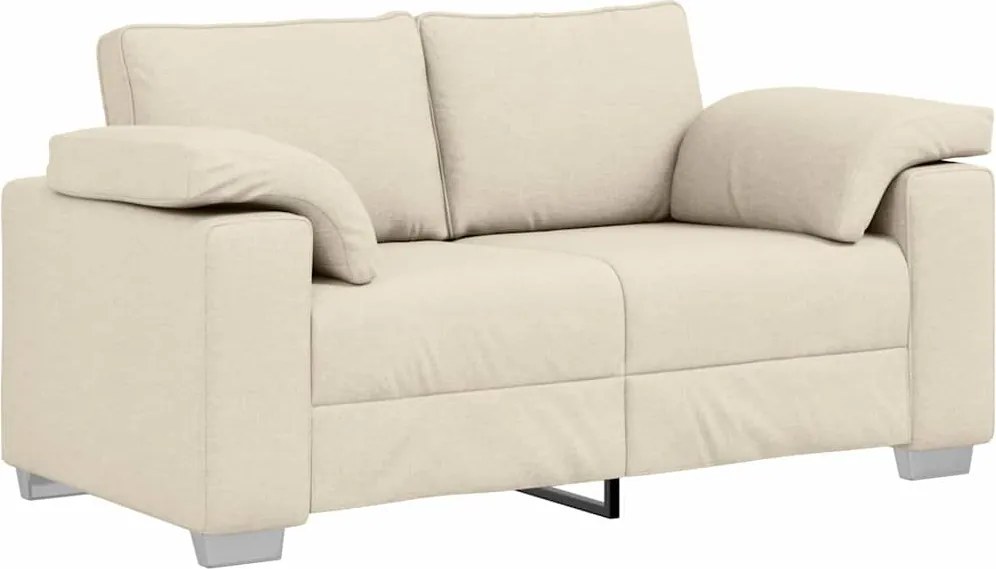 vidaXL Kanapé Bézs 160 x 80 x 82 cm Lábbal kevert anyag