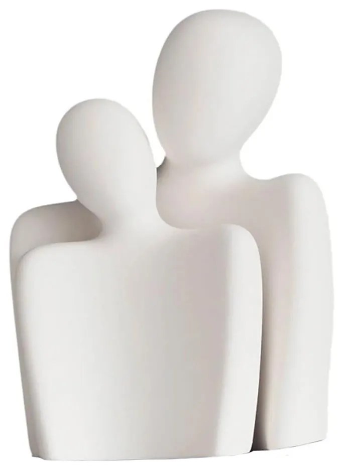 Fehér asztali dísz, 20 x 5,5 x 14,5 cm