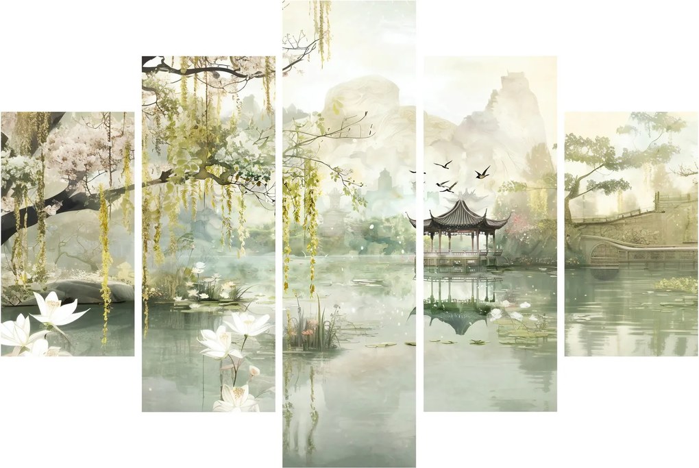 Kép - Kínai tó (150x105 cm)