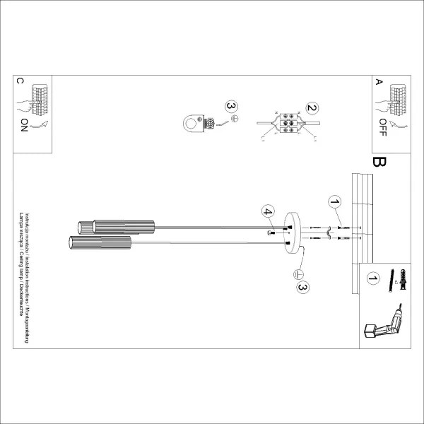 Brilagi - LED kábeles csillár CRESTO 3xGU10/10W/230V zöld