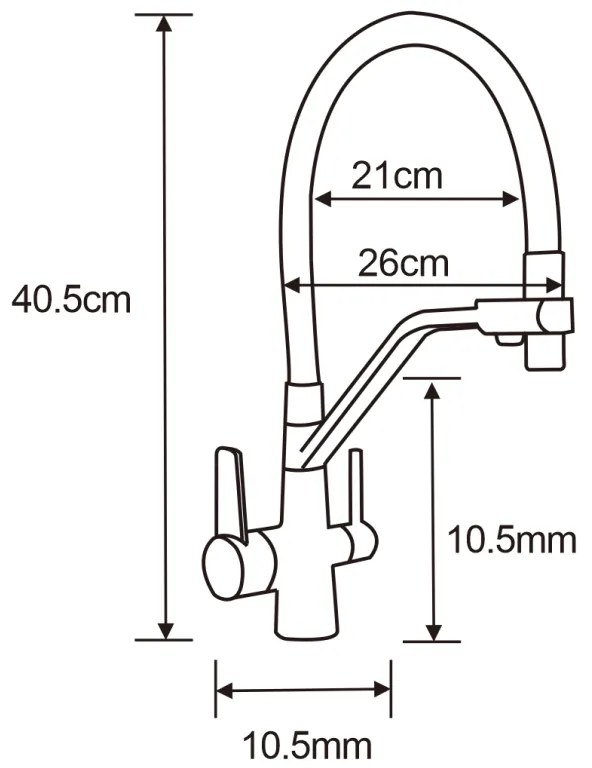 Mexen Leo, 1 kamrás gránit mosogató 900x500x190 mm és Duo mosogató csaptelep, fekete foltos, 6501-76-671701-57-B