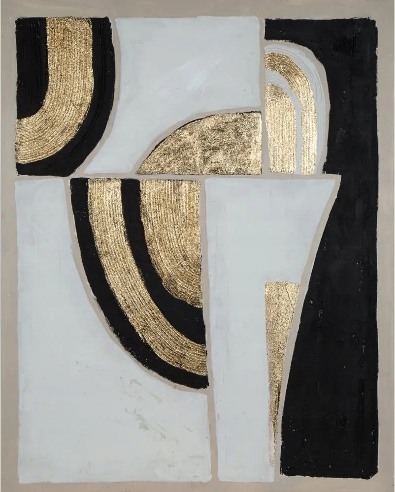 Kézzel festett absztrakt vászonkép 80X100