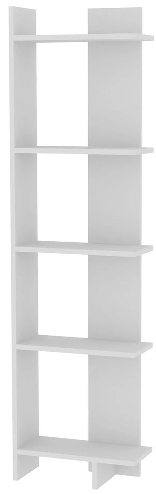 könyvespolc Als - White