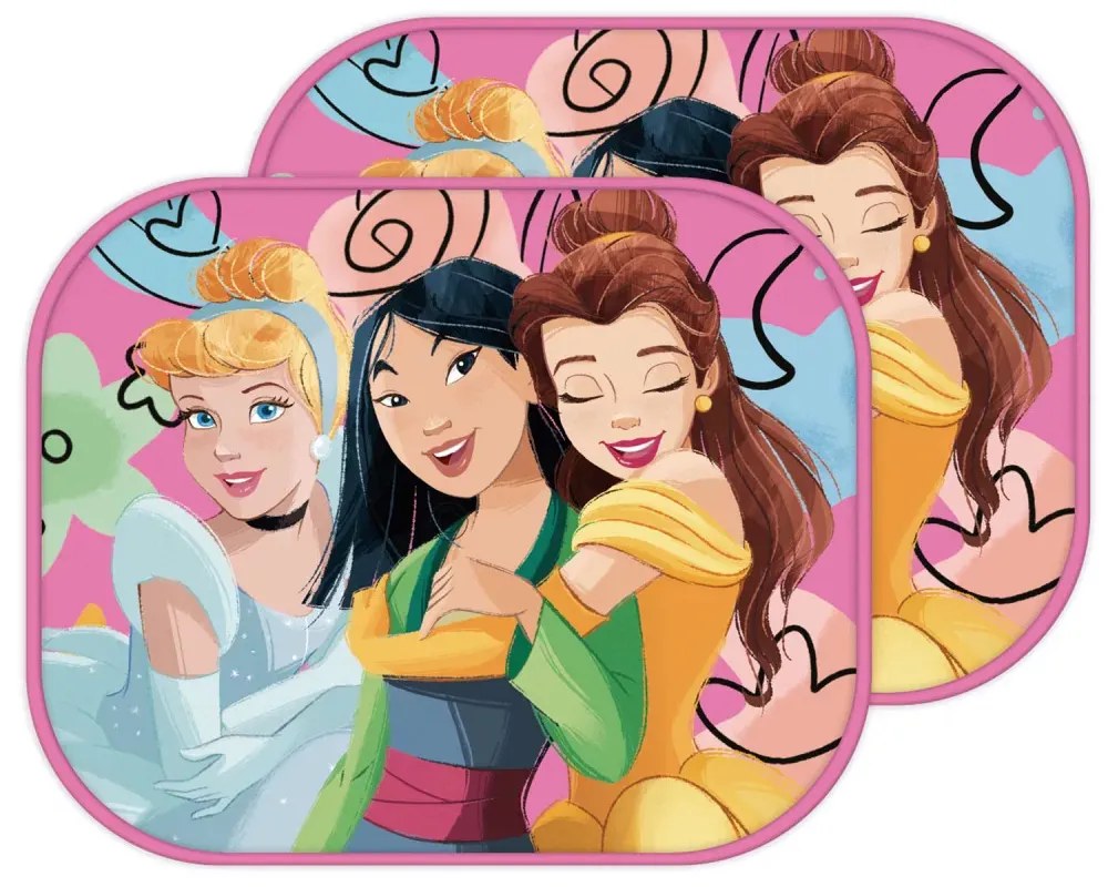 Disney Hercegnők Hug napellenző ablakra 2 db-os