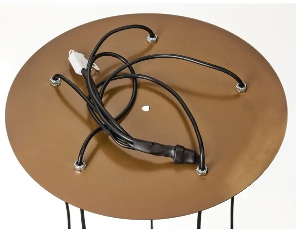 Jupiter 2020 - Csillár zsinóron ALAS 5xGU10/10W/230V arany