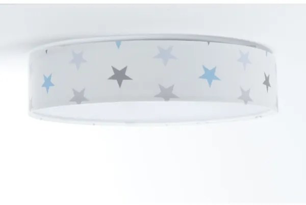 GALAXY KIDS LED/24W/230V dimmelhető csillagos fehér/szürke/kék + DO